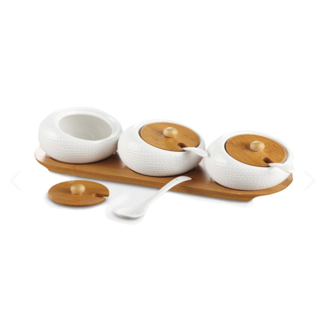 Set 3 Especieros Condimento Base