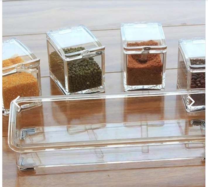 Caja Condimentos Acrílica
