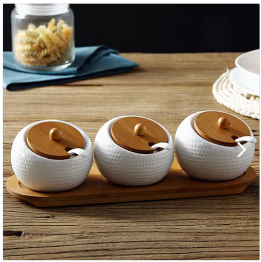 Set 3 Especieros Condimento Base